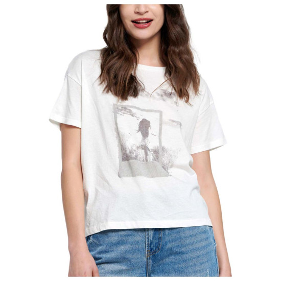 Funky Buddha Γυναικεία κοντομάνικη μπλούζα